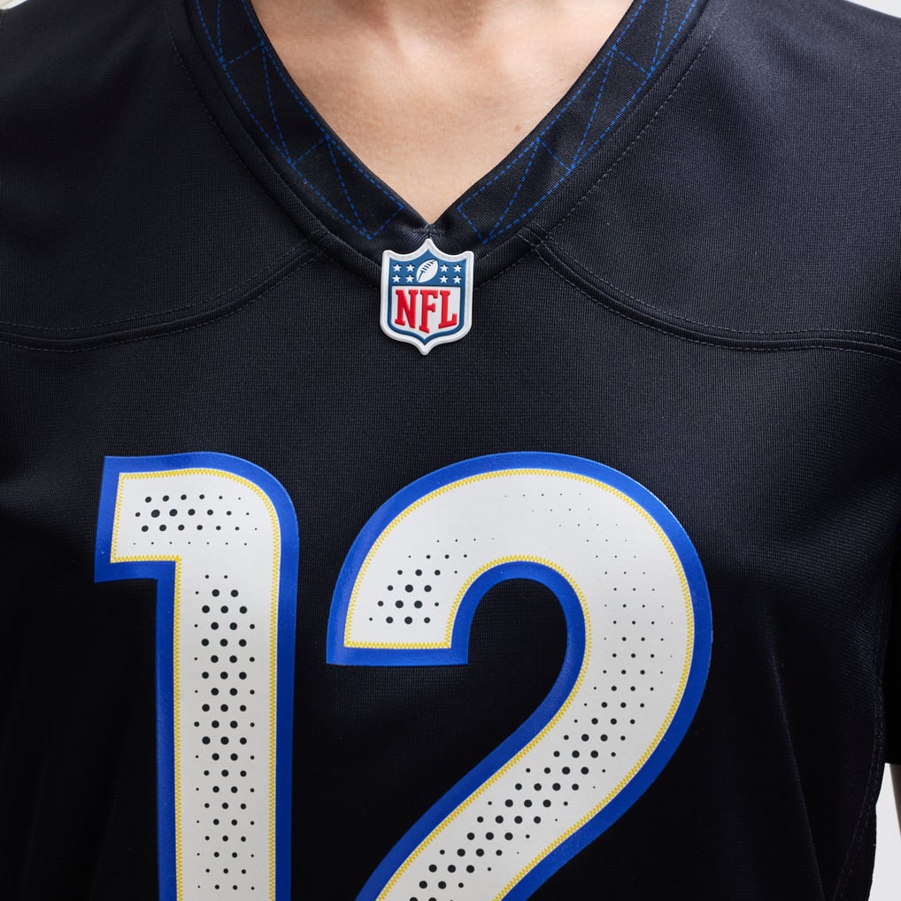 Women's Los Angeles Rams Puka Nacua Dark Blue Rivalries Collection Game Jersey