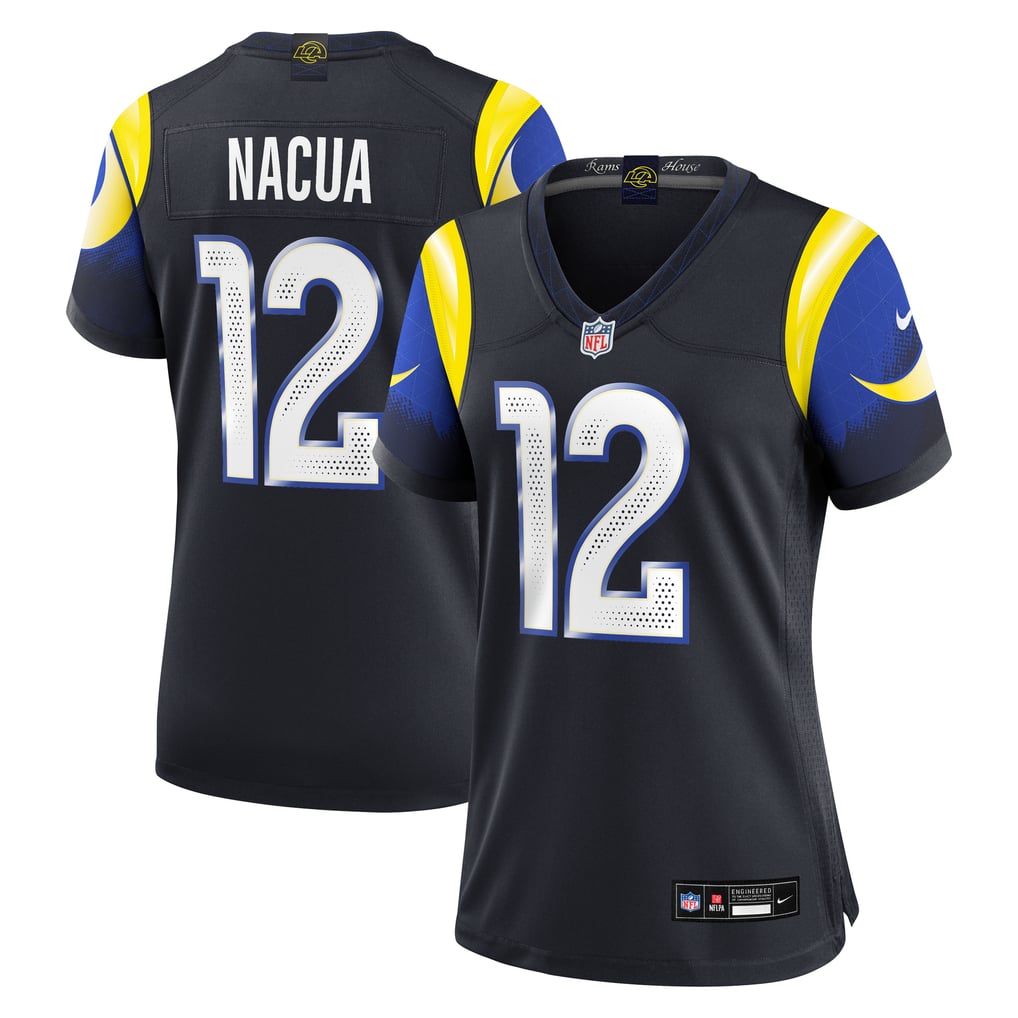 Women's Los Angeles Rams Puka Nacua Dark Blue Rivalries Collection Game Jersey