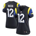 Women's Los Angeles Rams Puka Nacua Dark Blue Rivalries Collection Game Jersey
