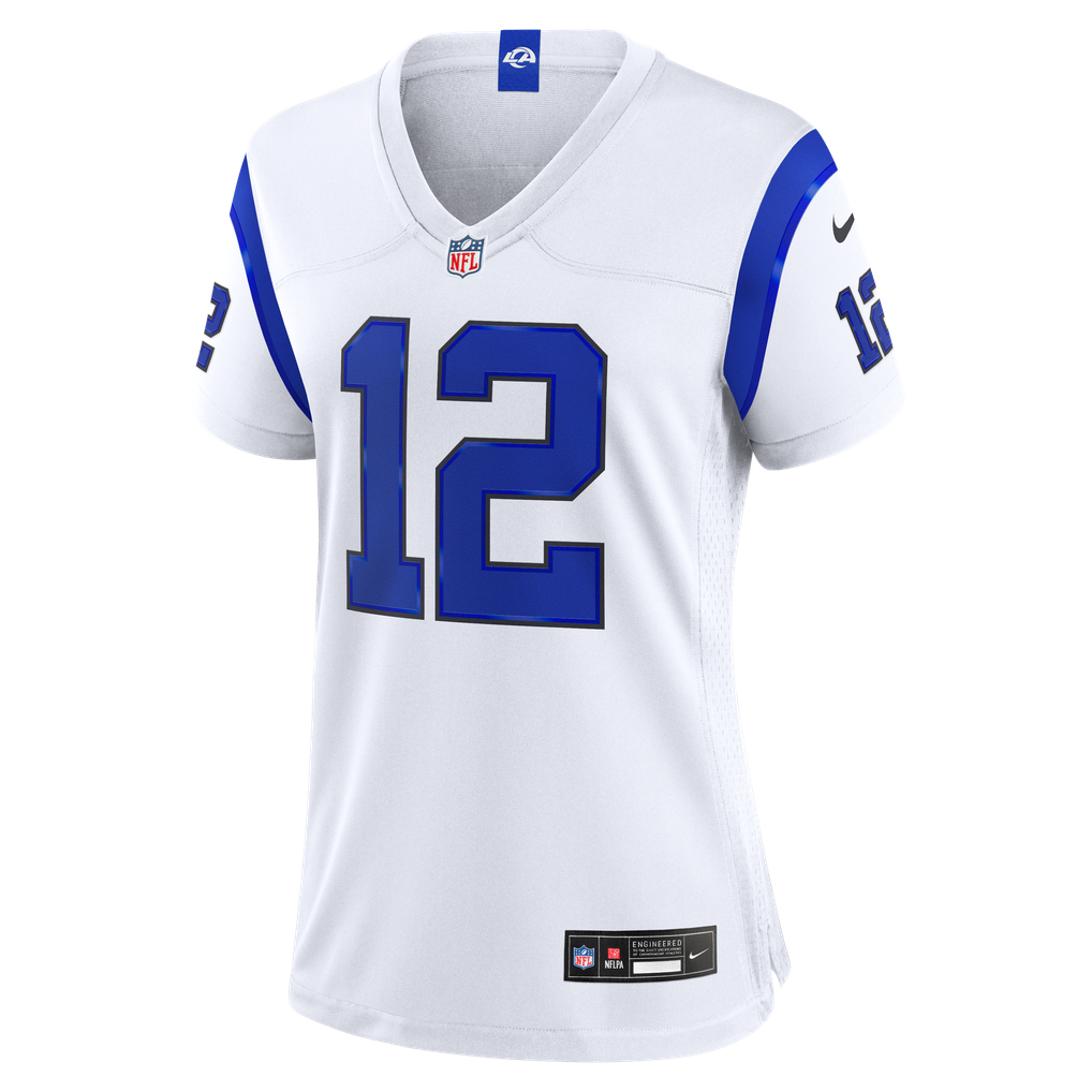 Women's Los Angeles Rams Puka Nacua Fearsome White Game Jersey