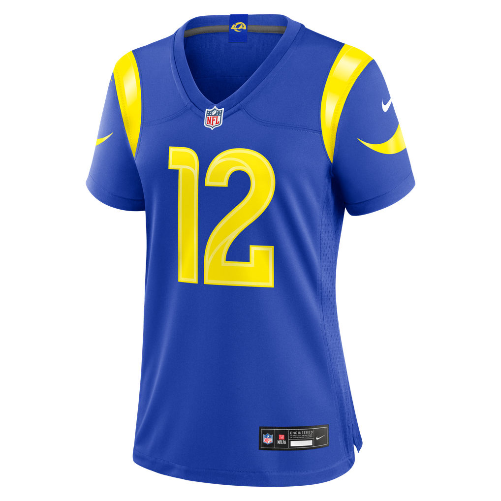 Women's Los Angeles Rams Puka Nacua Royal Game Jersey