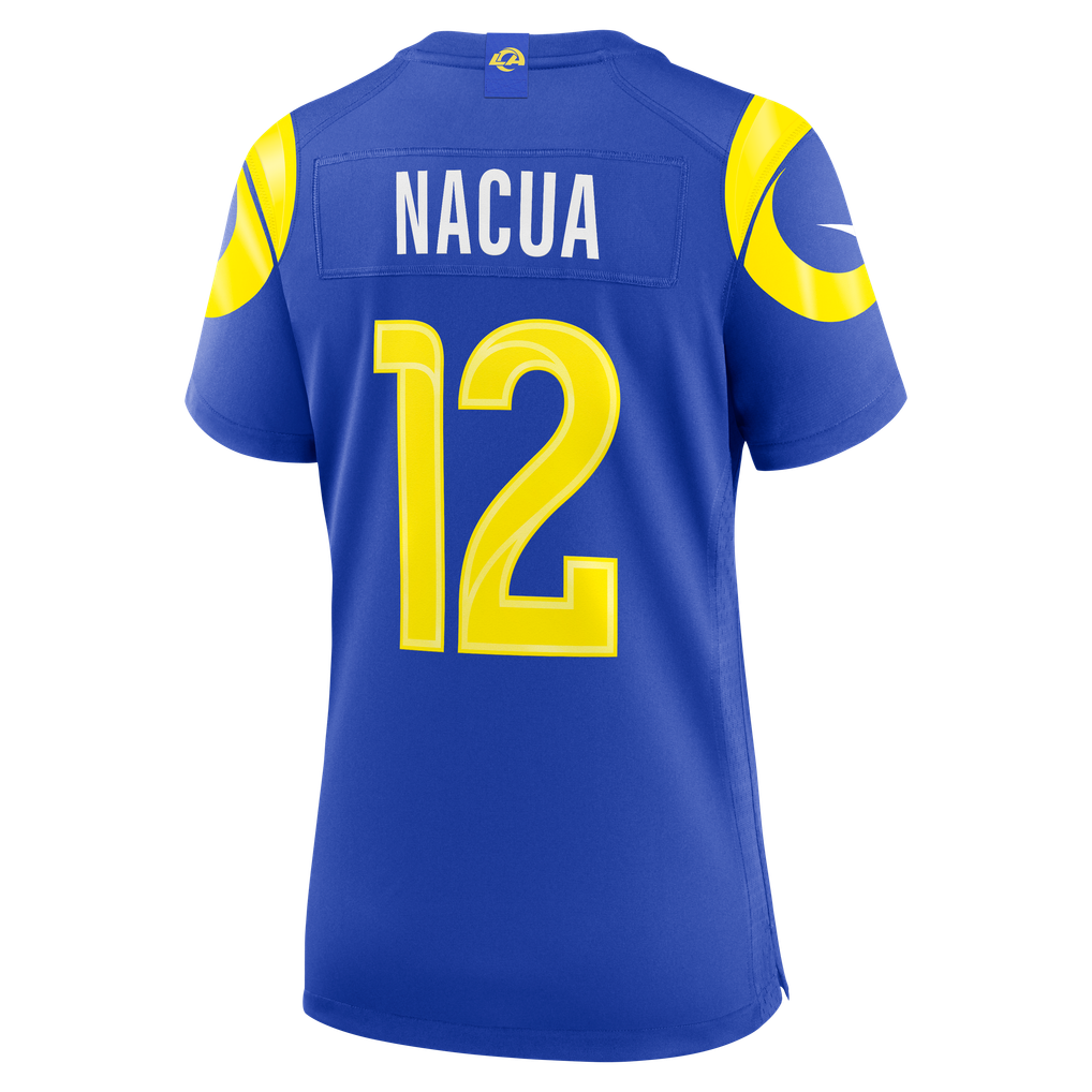 Women's Los Angeles Rams Puka Nacua Royal Game Jersey