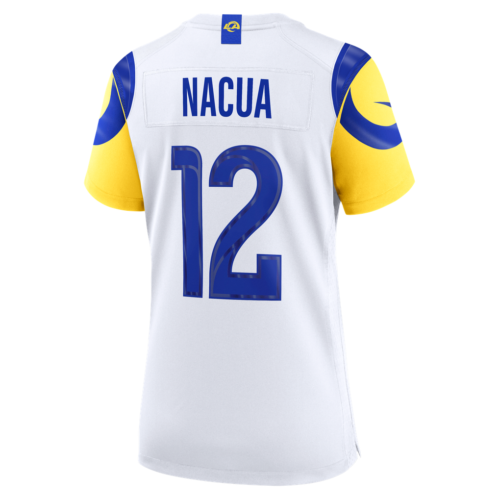 Women's Los Angeles Rams Puka Nacua White Game Jersey