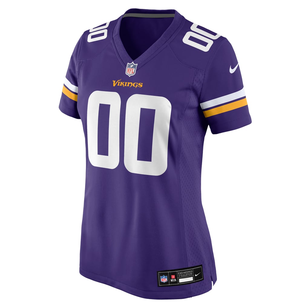 Women's Purple Minnesota Vikings Custom Game Jersey