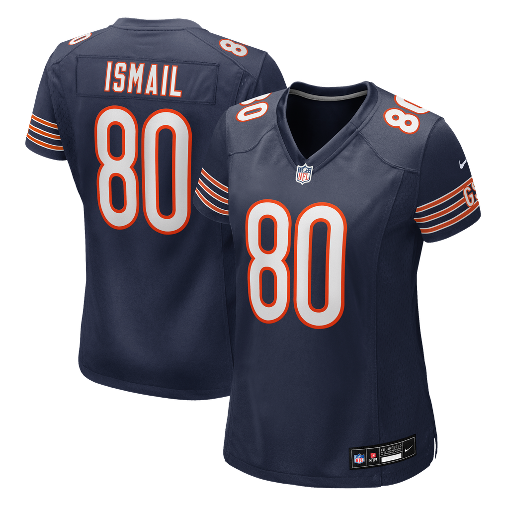 Women's Chicago Bears Qadir Ismail Navy Team Game Jersey