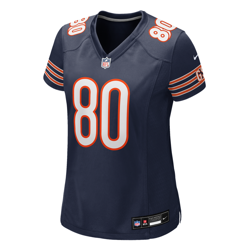 Women's Chicago Bears Qadir Ismail Navy Team Game Jersey