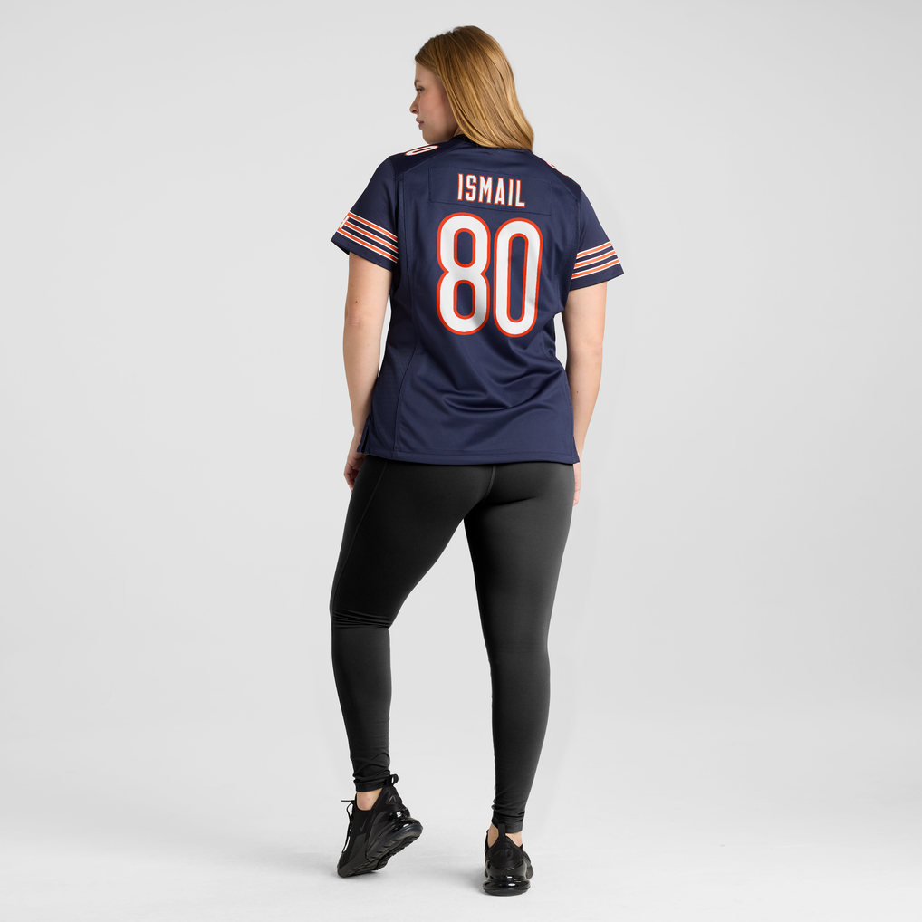 Women's Chicago Bears Qadir Ismail Navy Team Game Jersey