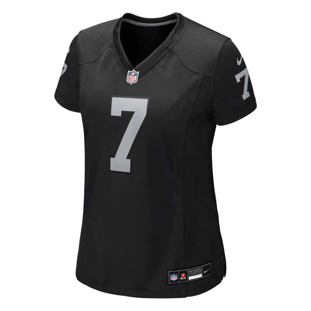 Women's Las Vegas Raiders Quay Walker Black Team Game Jersey