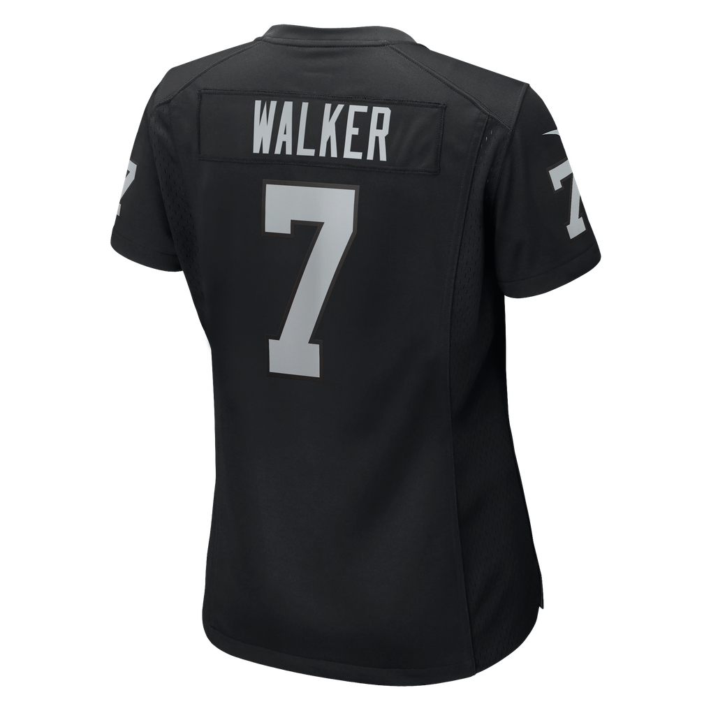 Women's Las Vegas Raiders Quay Walker Black Team Game Jersey