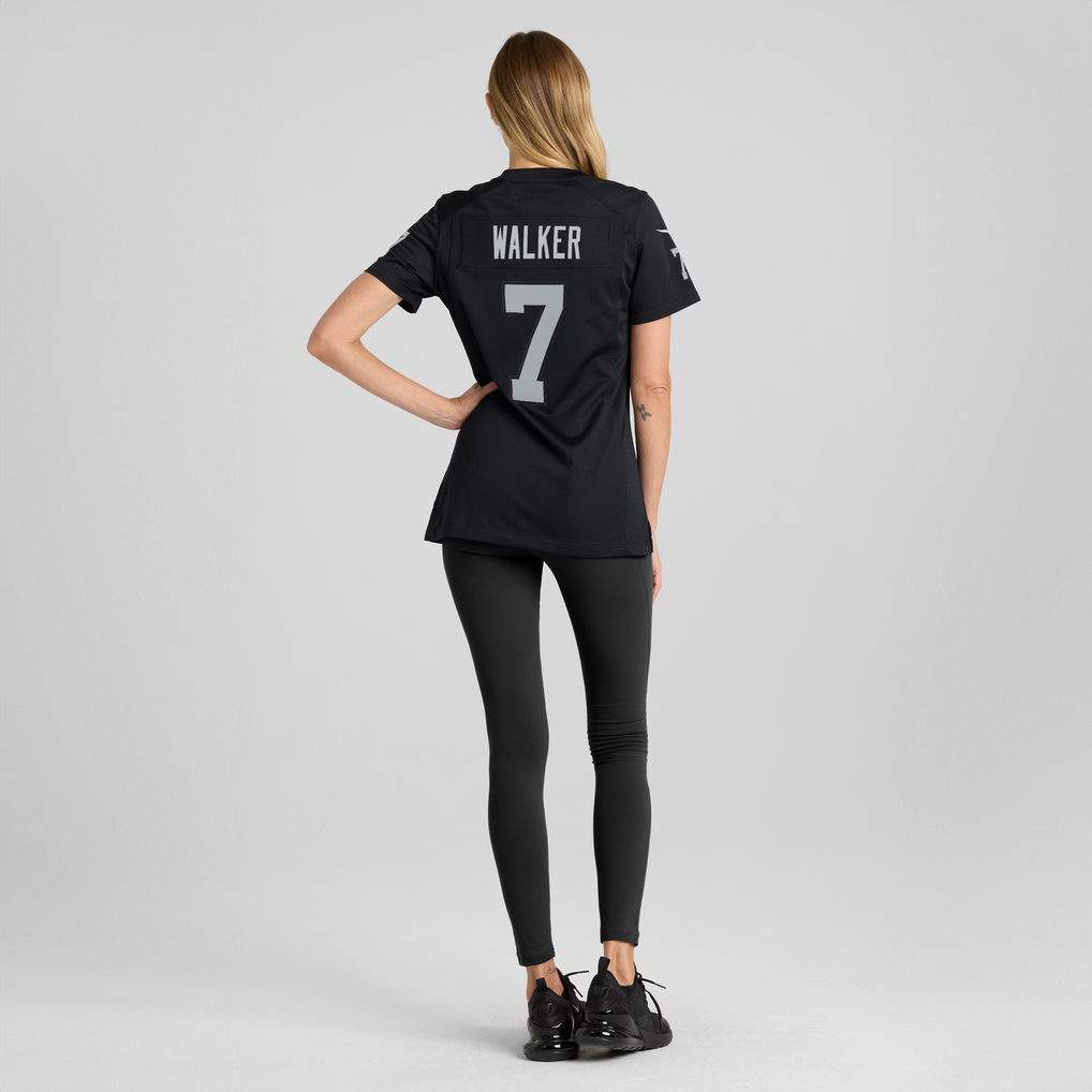 Women's Las Vegas Raiders Quay Walker Black Team Game Jersey