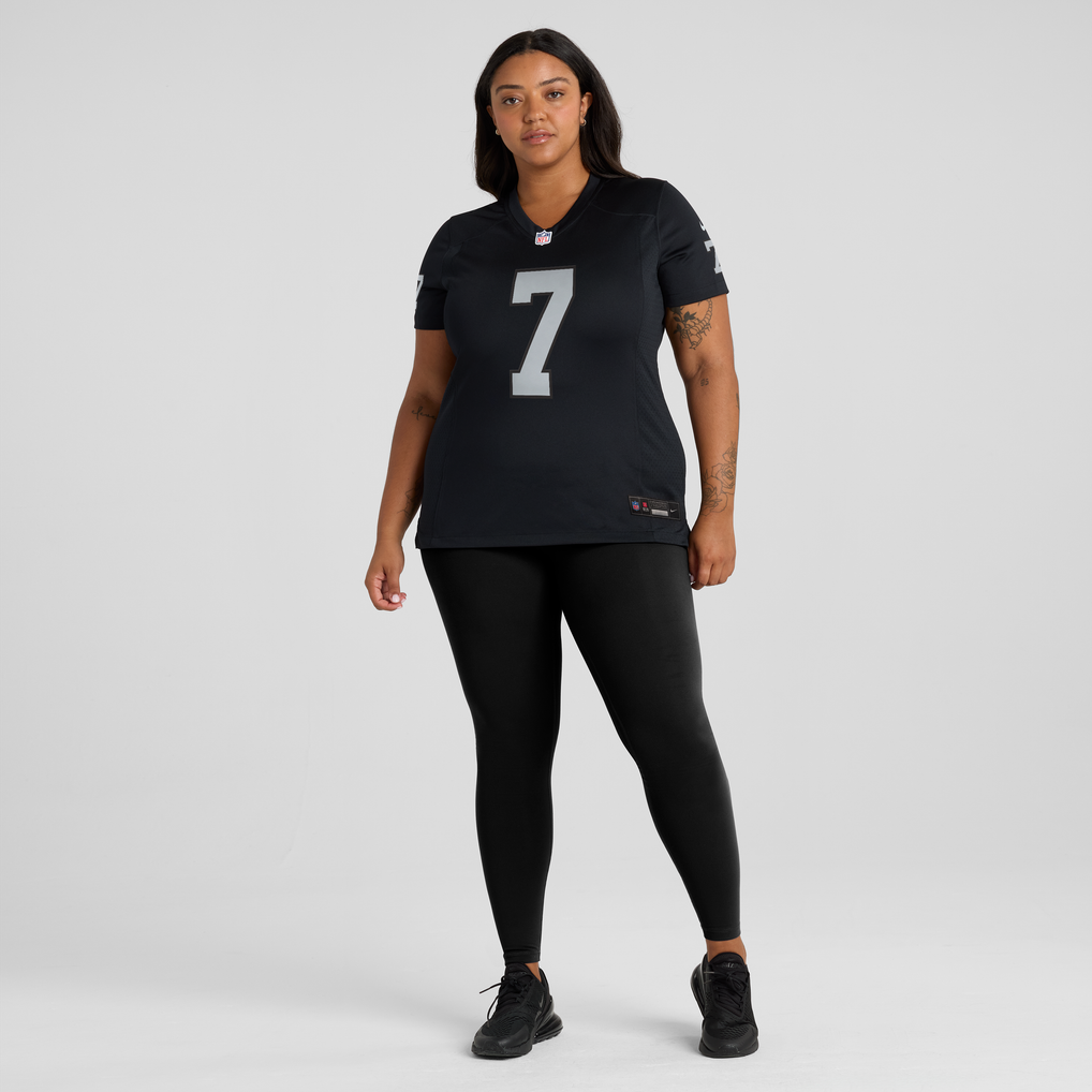 Women's Las Vegas Raiders Quay Walker Black Team Game Jersey