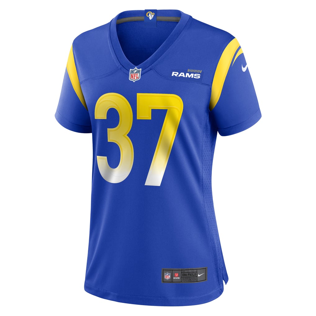 Women's Los Angeles Rams Quentin Lake Royal Game Player Jersey