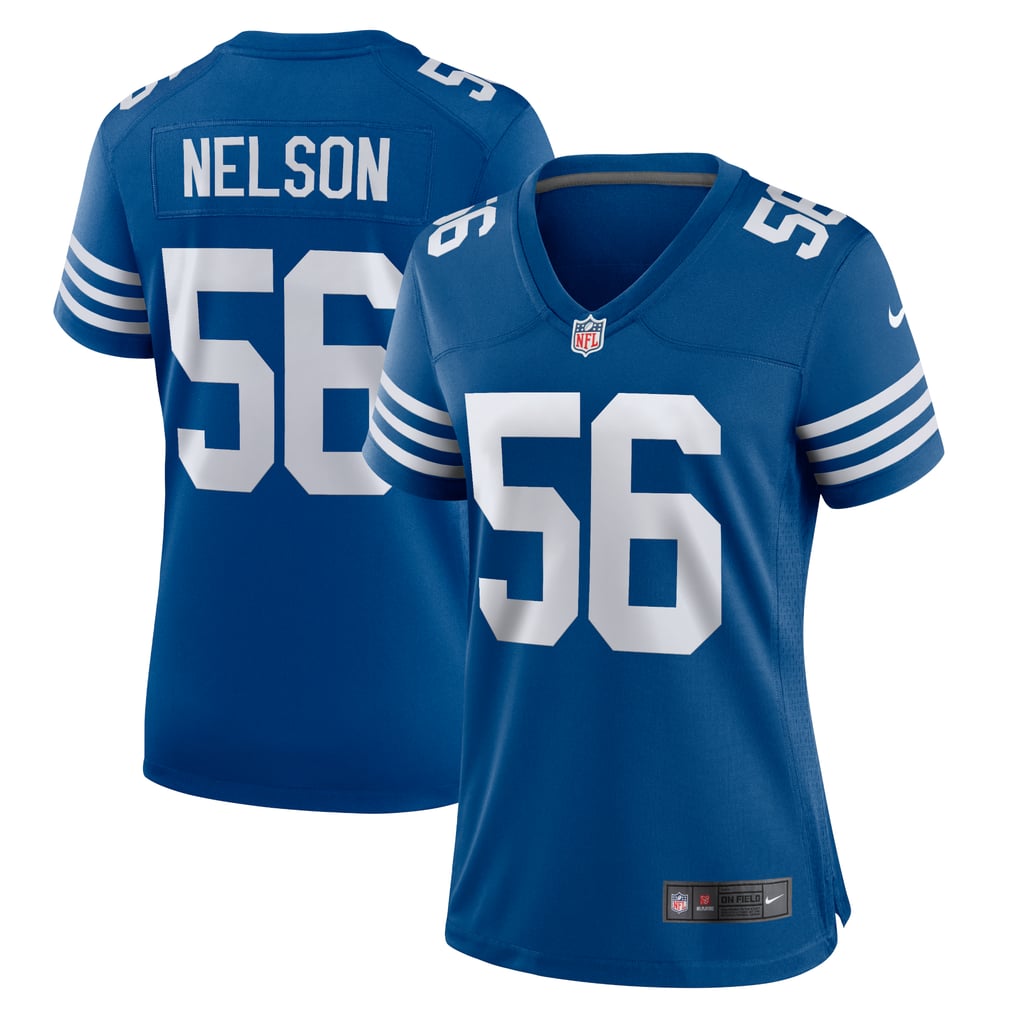 Women's Indianapolis Colts Quenton Nelson Royal Alternate Game Jersey