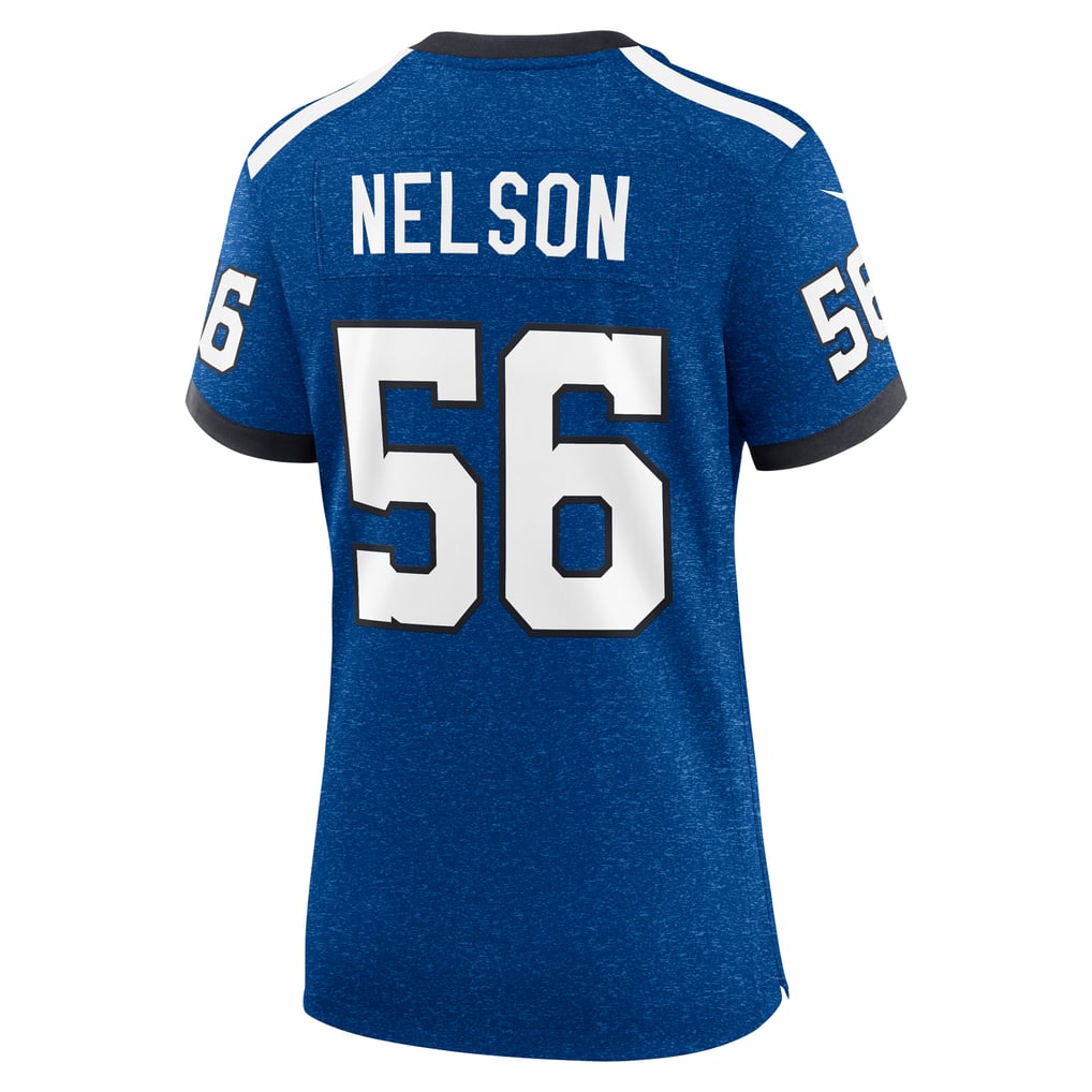 Women's Indianapolis Colts Quenton Nelson Royal Indiana Nights Alternate Game Jersey