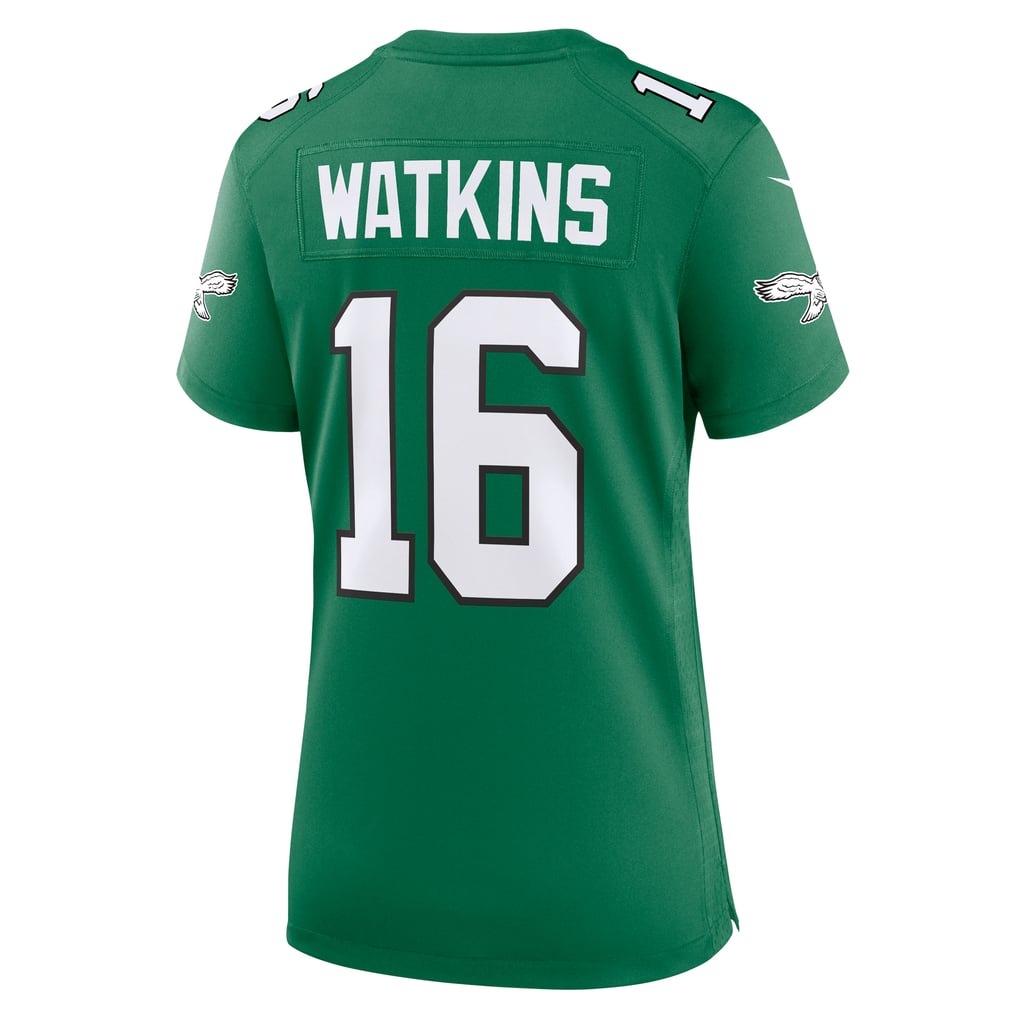 Women's Philadelphia Eagles Quez Watkins Kelly Green Alternate Game Jersey