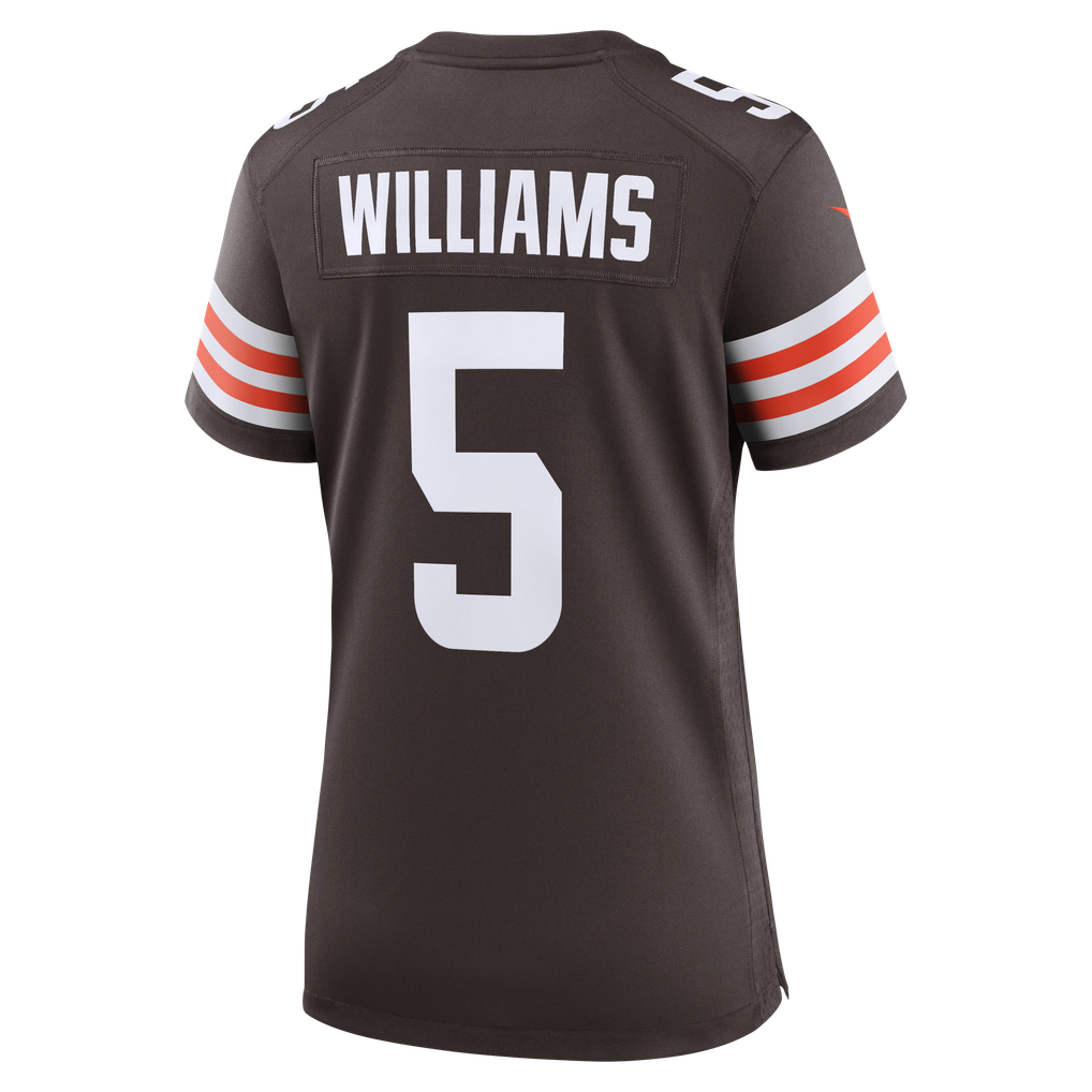 Women's Cleveland Browns Quincy Williams Brown Team Game Jersey