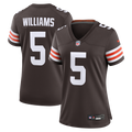 Women's Cleveland Browns Quincy Williams Brown Team Game Jersey