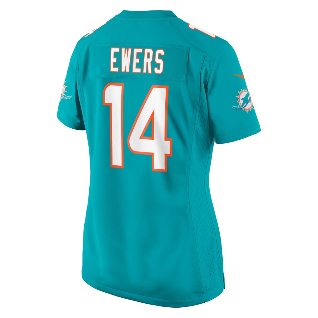 Women's Miami Dolphins Quinn Ewers Aqua Team Game Jersey