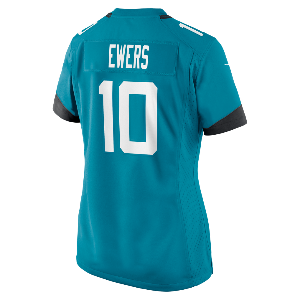 Women's Jacksonville Jaguars Quinn Ewers Teal Team Game Jersey