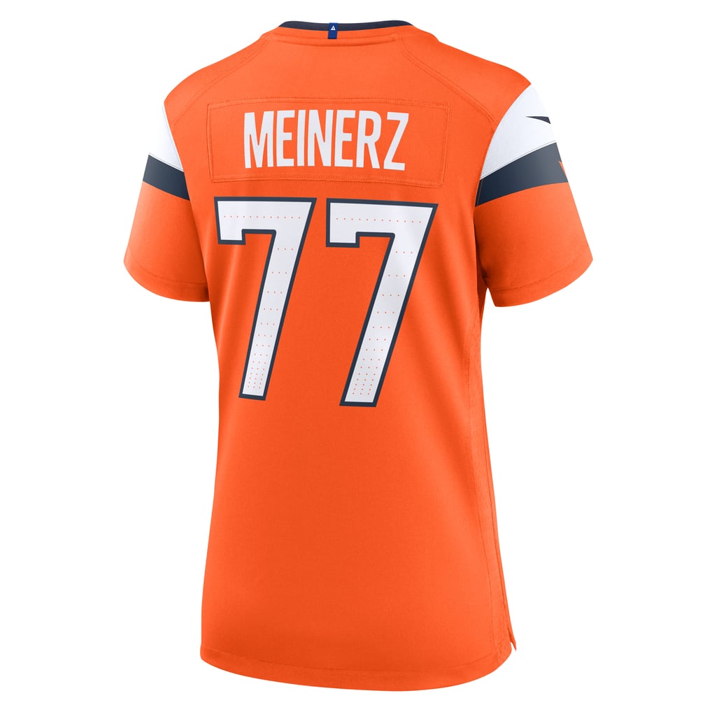 Women's Denver Broncos Quinn Meinerz Orange Team Game Jersey