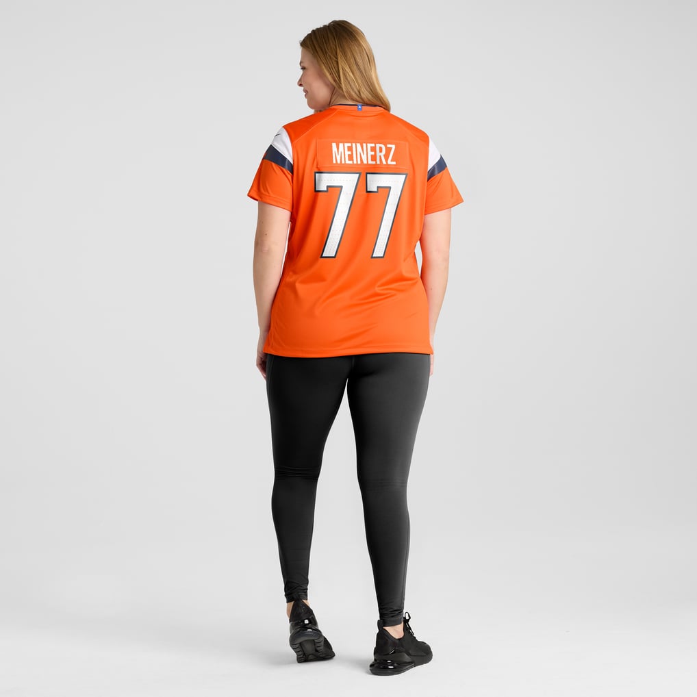 Women's Denver Broncos Quinn Meinerz Orange Team Game Jersey