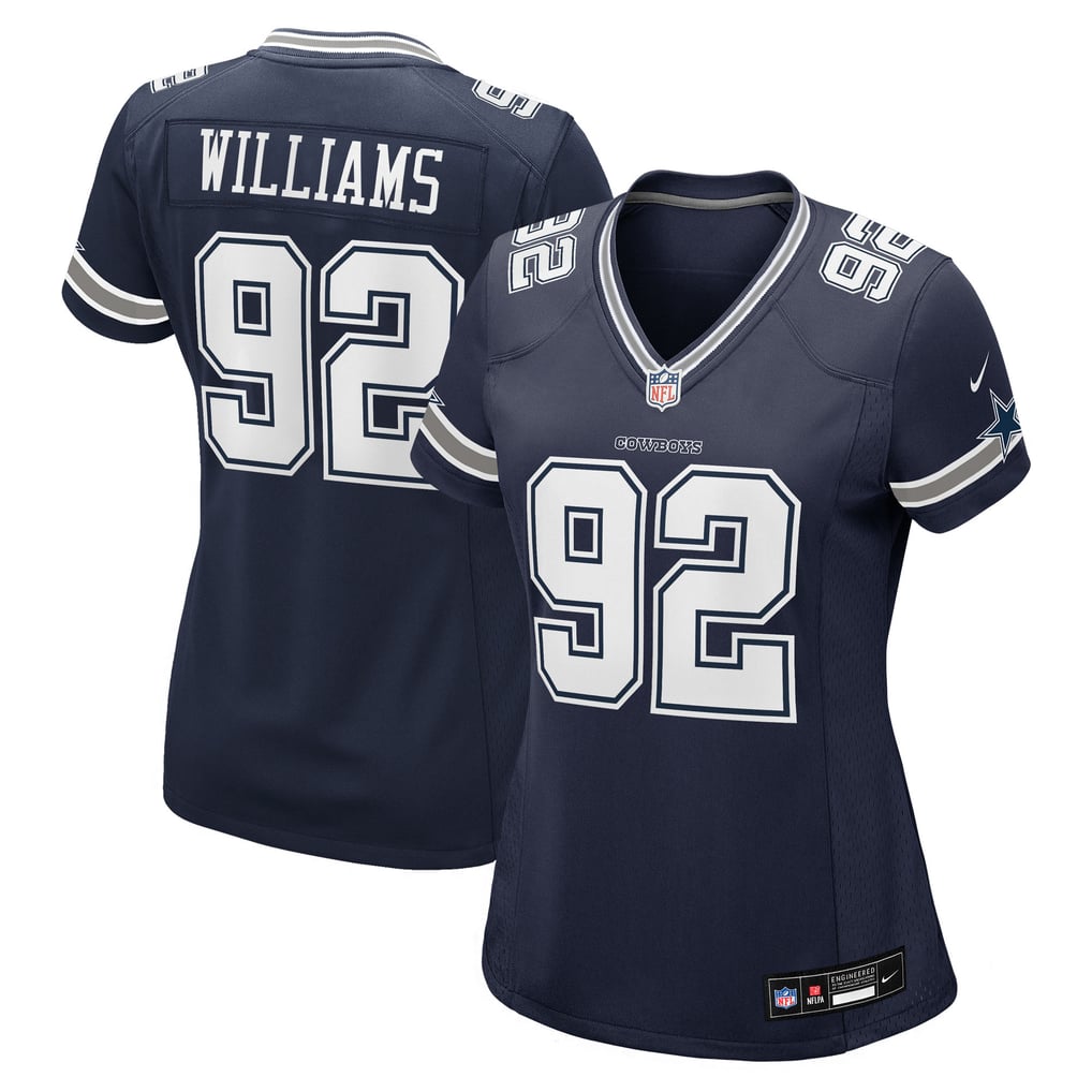 Women's Dallas Cowboys Quinnen Williams Navy Team Game Jersey
