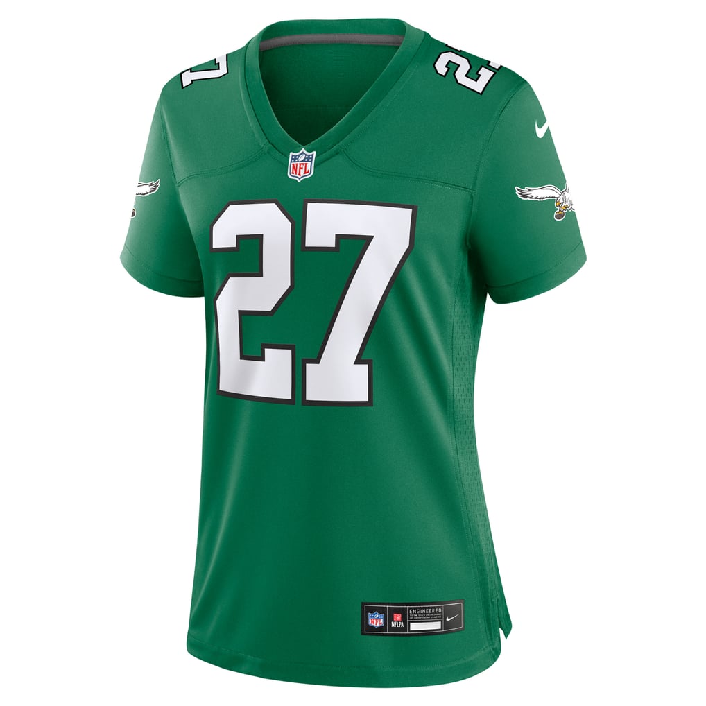 Women's Philadelphia Eagles Quinyon Mitchell Kelly Green Alternate Game Jersey