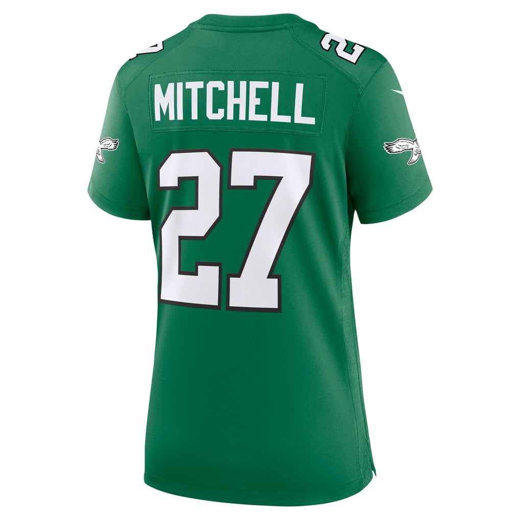 Women's Philadelphia Eagles Quinyon Mitchell Kelly Green Alternate Game Jersey