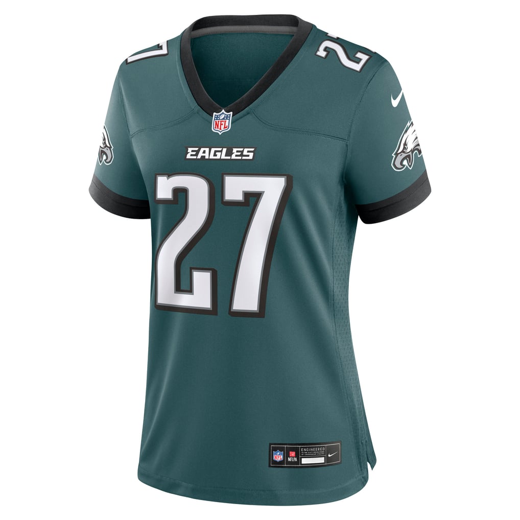 Women's Philadelphia Eagles Quinyon Mitchell Midnight Green Team Game Jersey