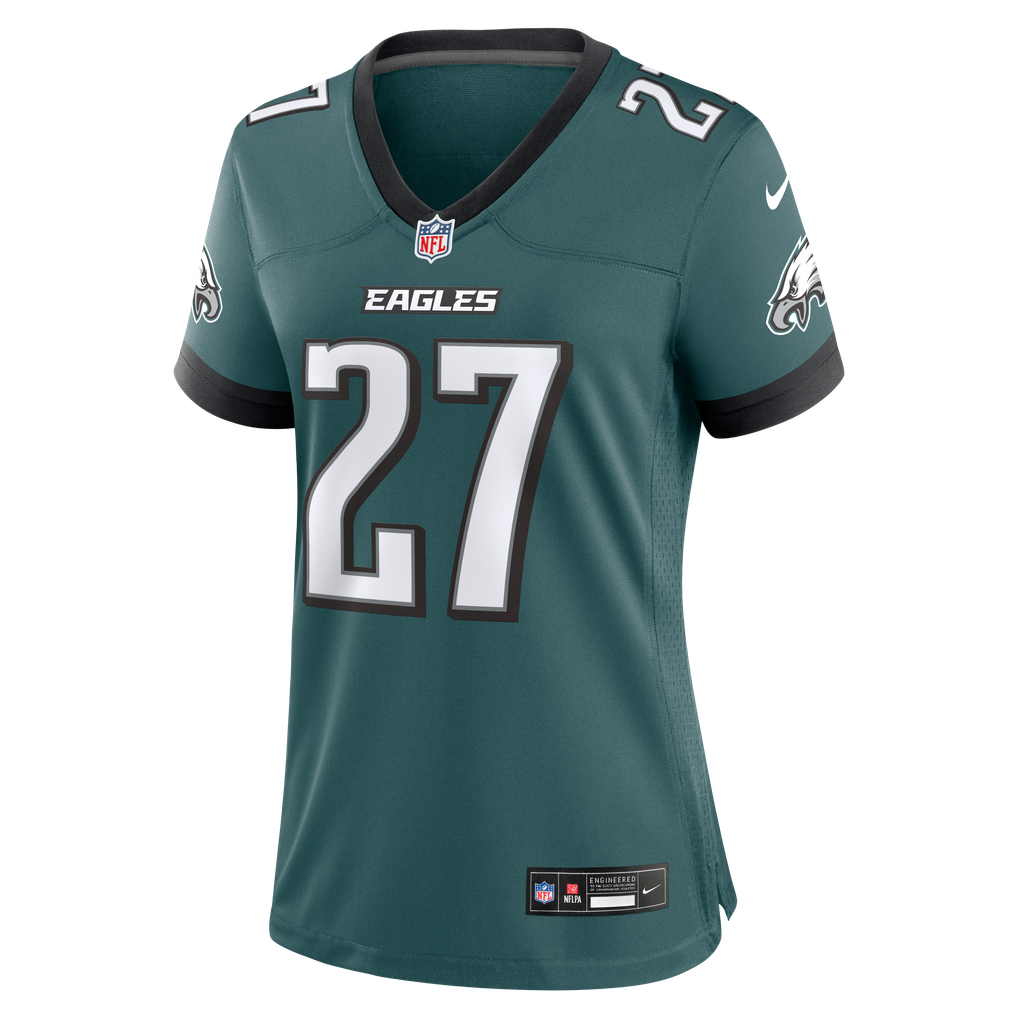 Women's Philadelphia Eagles Quinyon Mitchell Midnight Green Team Game Jersey