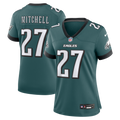 Women's Philadelphia Eagles Quinyon Mitchell Midnight Green Team Game Jersey