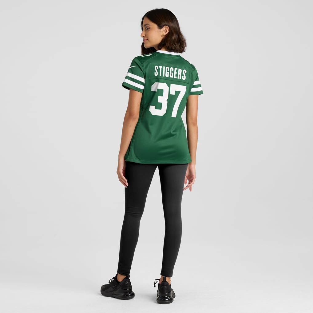 Women's New York Jets Qwan'tez Stiggers Legacy Green Game Jersey