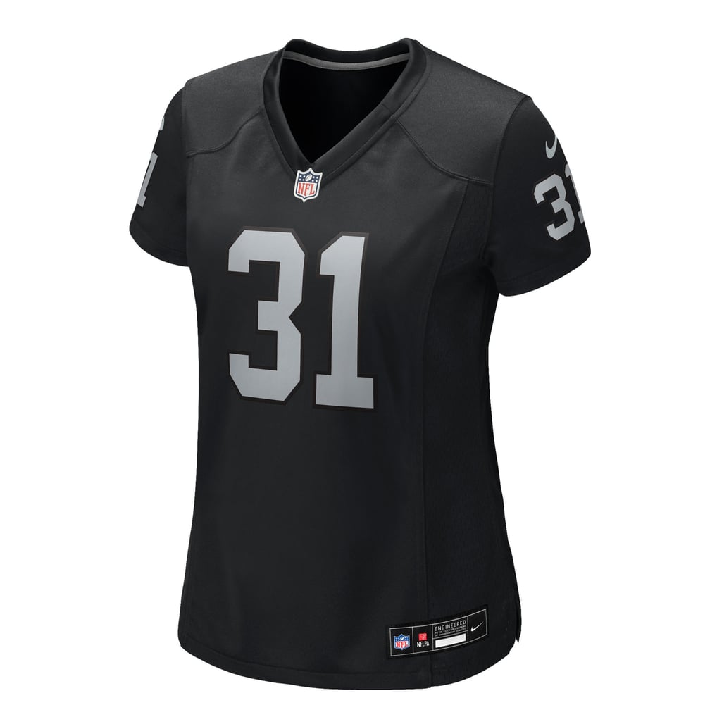Women's Las Vegas Raiders Raheem Mostert Black Team Game Jersey