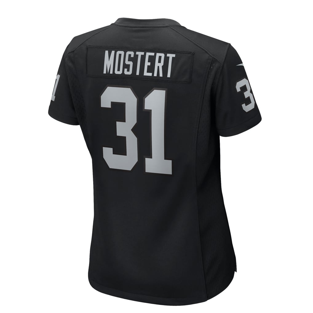 Women's Las Vegas Raiders Raheem Mostert Black Team Game Jersey