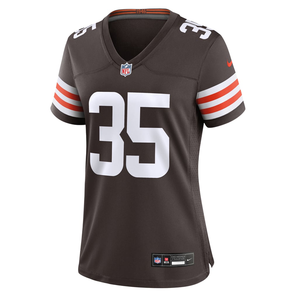 Women's Cleveland Browns Raheim Sanders Brown Team Game Jersey