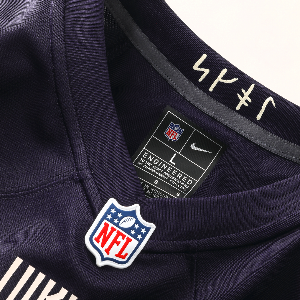 Women's Minnesota Vikings Randy Moss Purple 2026 Rivalries Collection Game Jersey