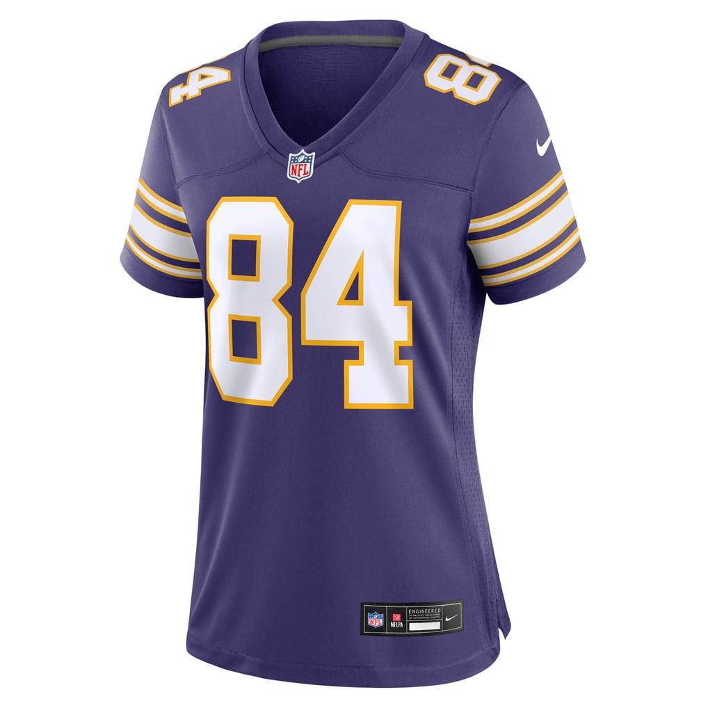 Women's Minnesota Vikings Randy Moss Purple Classic Retired Player Game Jersey
