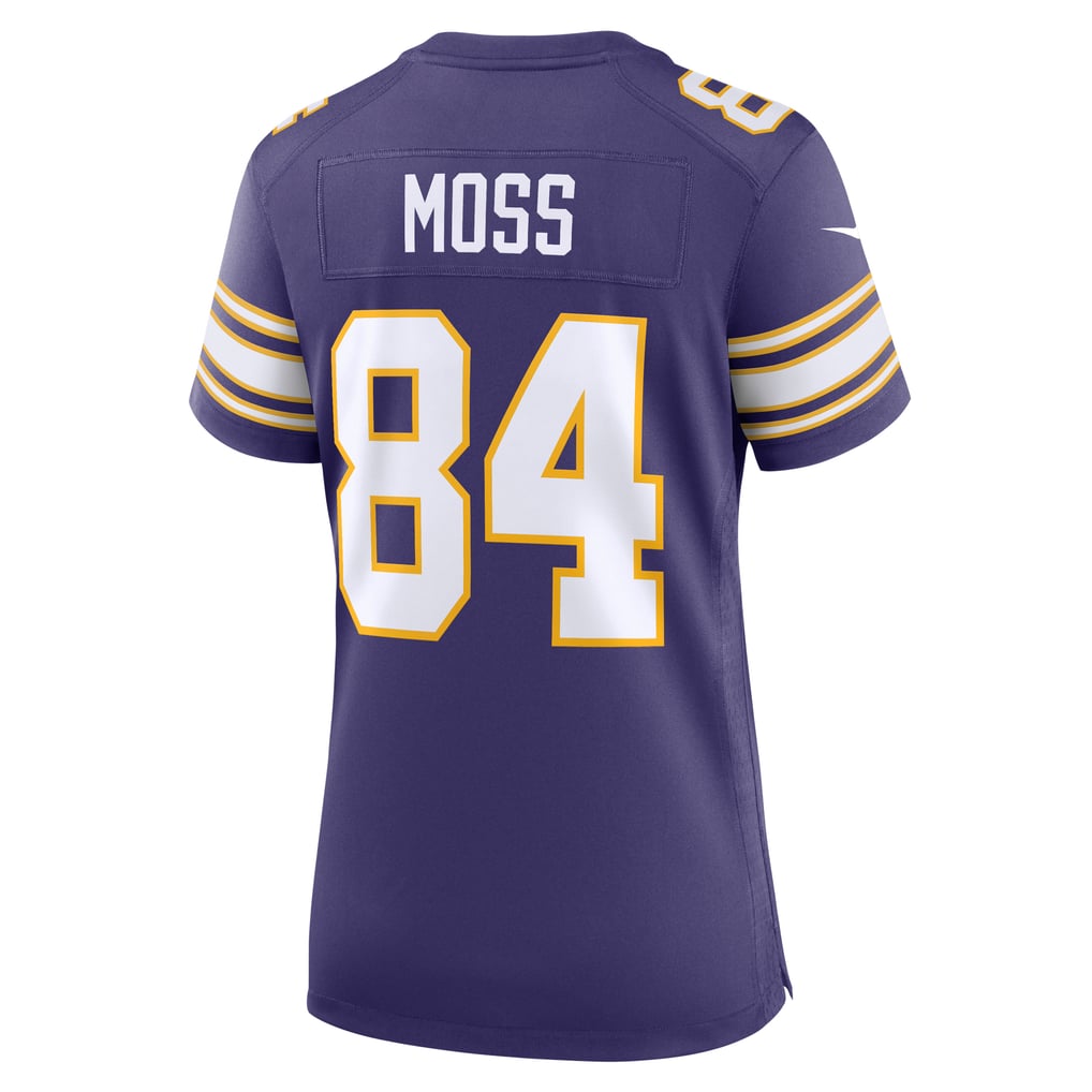 Women's Minnesota Vikings Randy Moss Purple Classic Retired Player Game Jersey