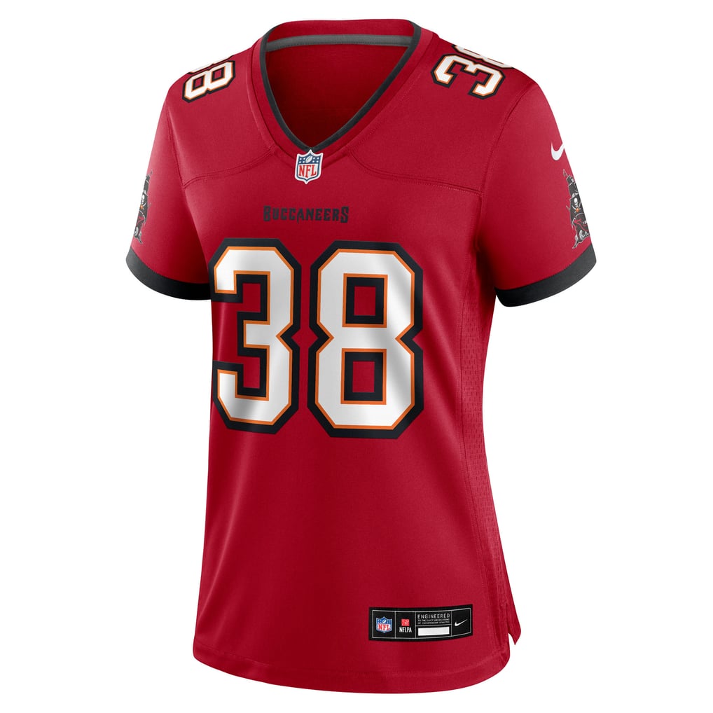 Women's Tampa Bay Buccaneers Rashad Wisdom Red Team Game Jersey