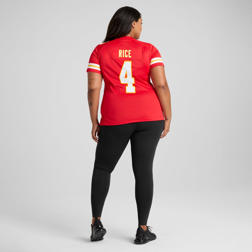 Women's Kansas City Chiefs Rashee Rice Red Game Jersey