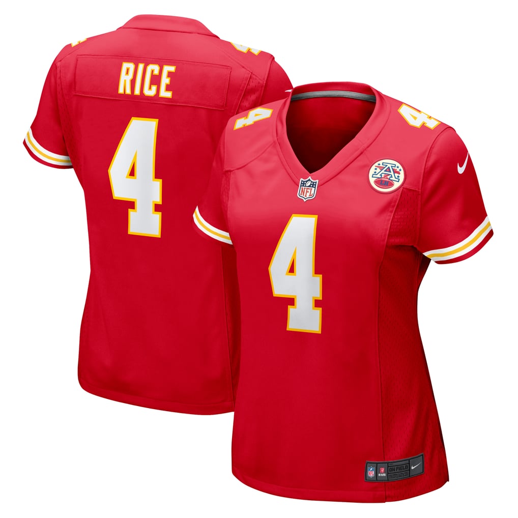 Women's Kansas City Chiefs Rashee Rice Red Game Jersey