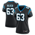 Women's Carolina Panthers Rasheed Walker Black Team Game Jersey