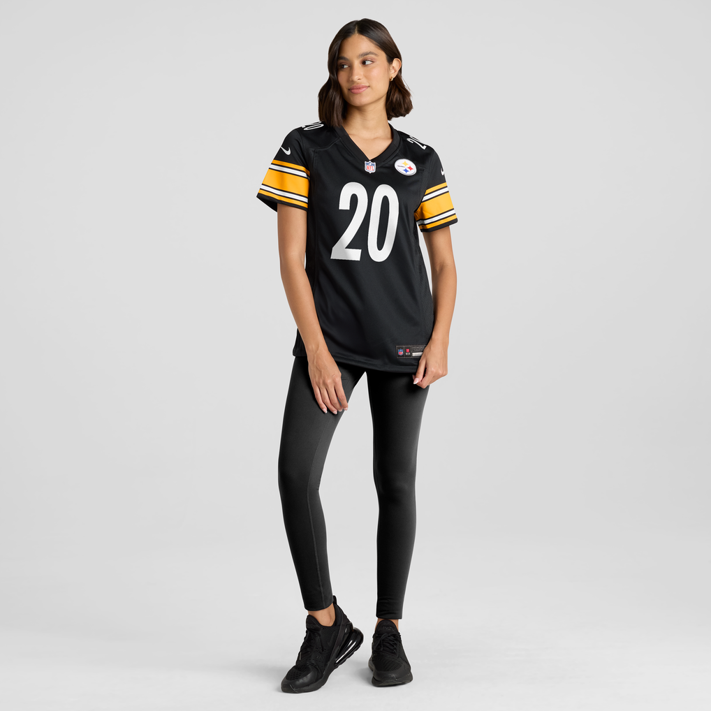 Women's Pittsburgh Steelers Rayshawn Jenkins Black Team Game Jersey