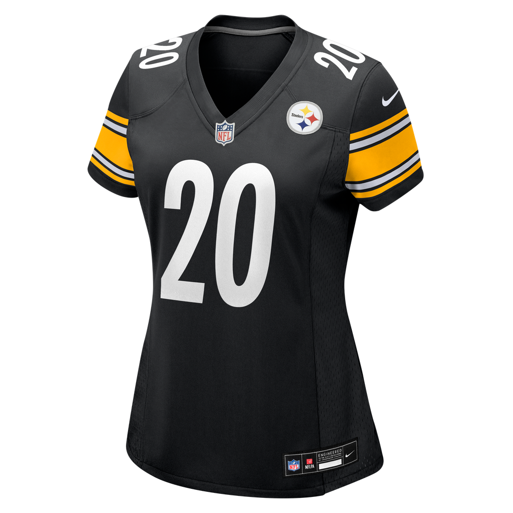 Women's Pittsburgh Steelers Rayshawn Jenkins Black Team Game Jersey