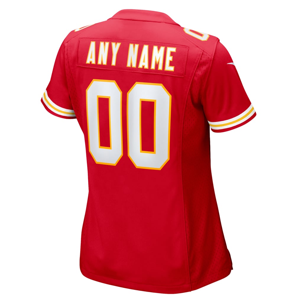 Women's Red Kansas City Chiefs Custom Game Jersey