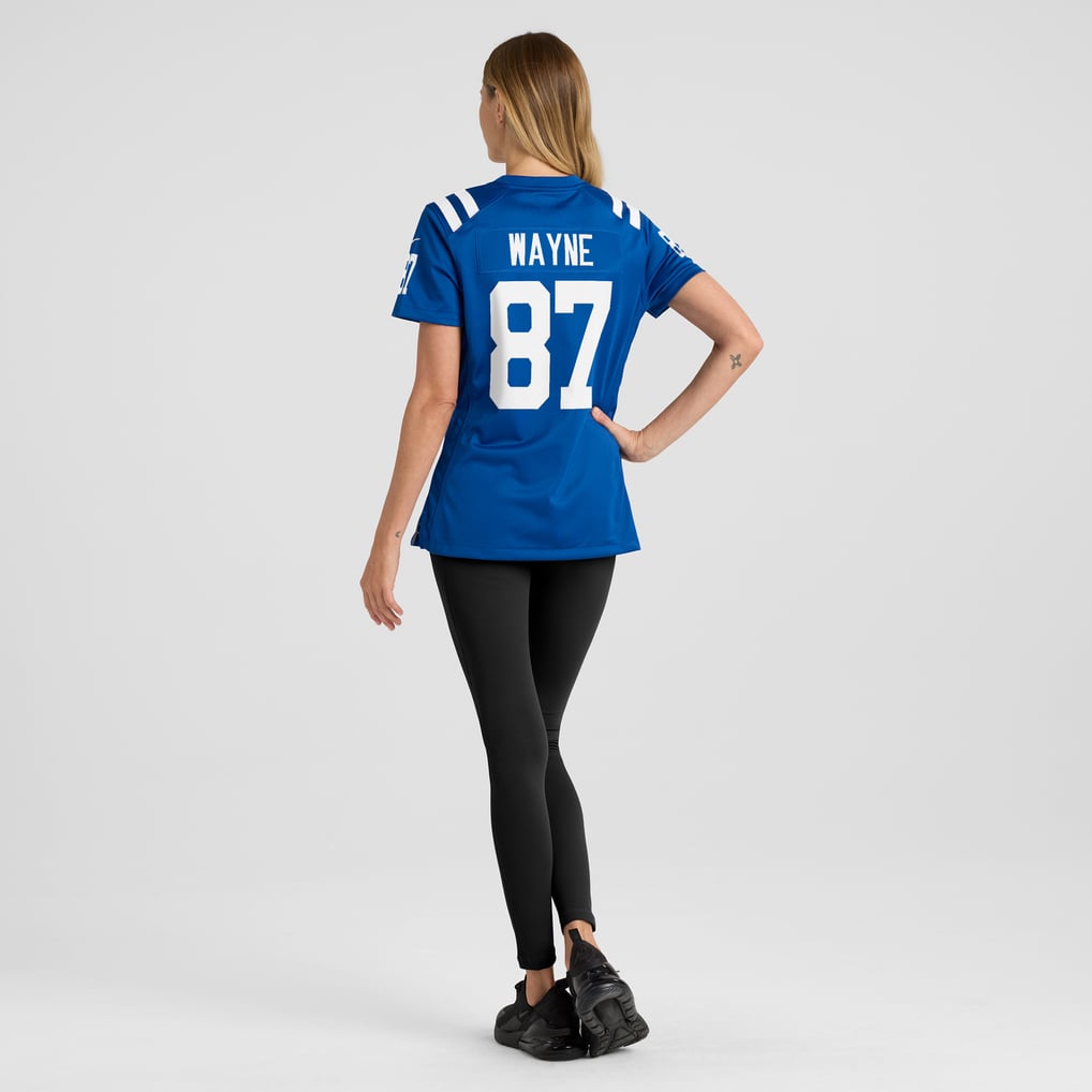 Women's Indianapolis Colts Reggie Wayne Royal Retired Player Game Jersey