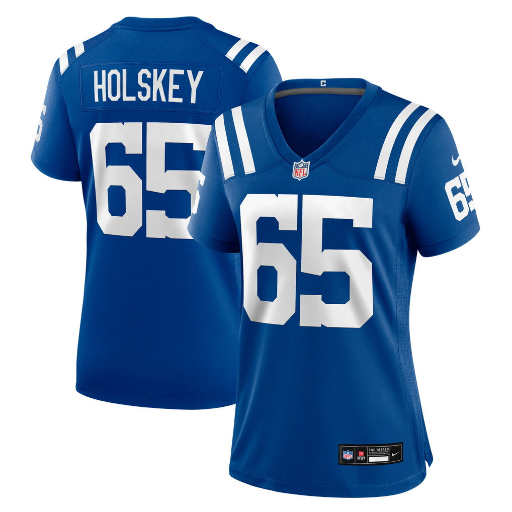 Women's Indianapolis Colts Reid Holskey Royal Team Game Jersey