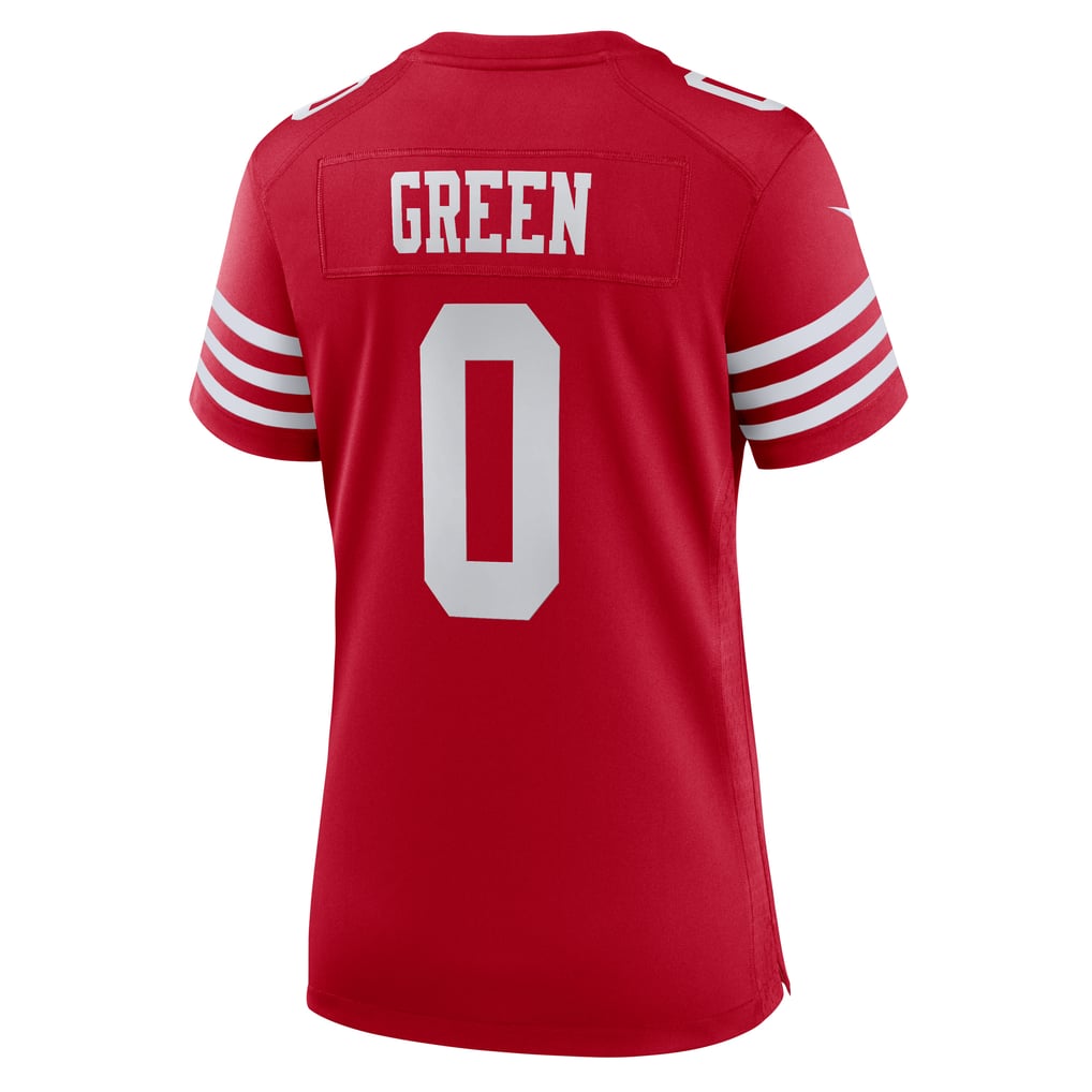 Women's San Francisco 49ers Renardo Green Scarlet Team Game Jersey
