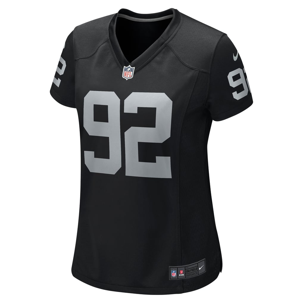 Women's Las Vegas Raiders Richard Seymour Black Retired Player Game Jersey