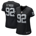 Women's Las Vegas Raiders Richard Seymour Black Retired Player Game Jersey